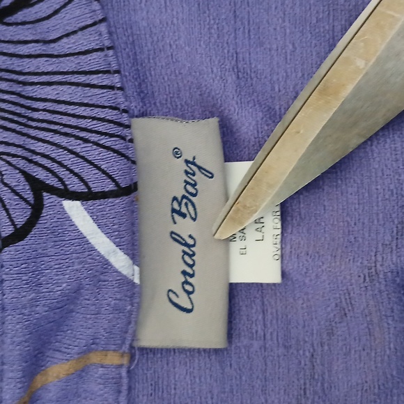 Coral Bay Purple Cami & Blouse - Picture 6 of 7